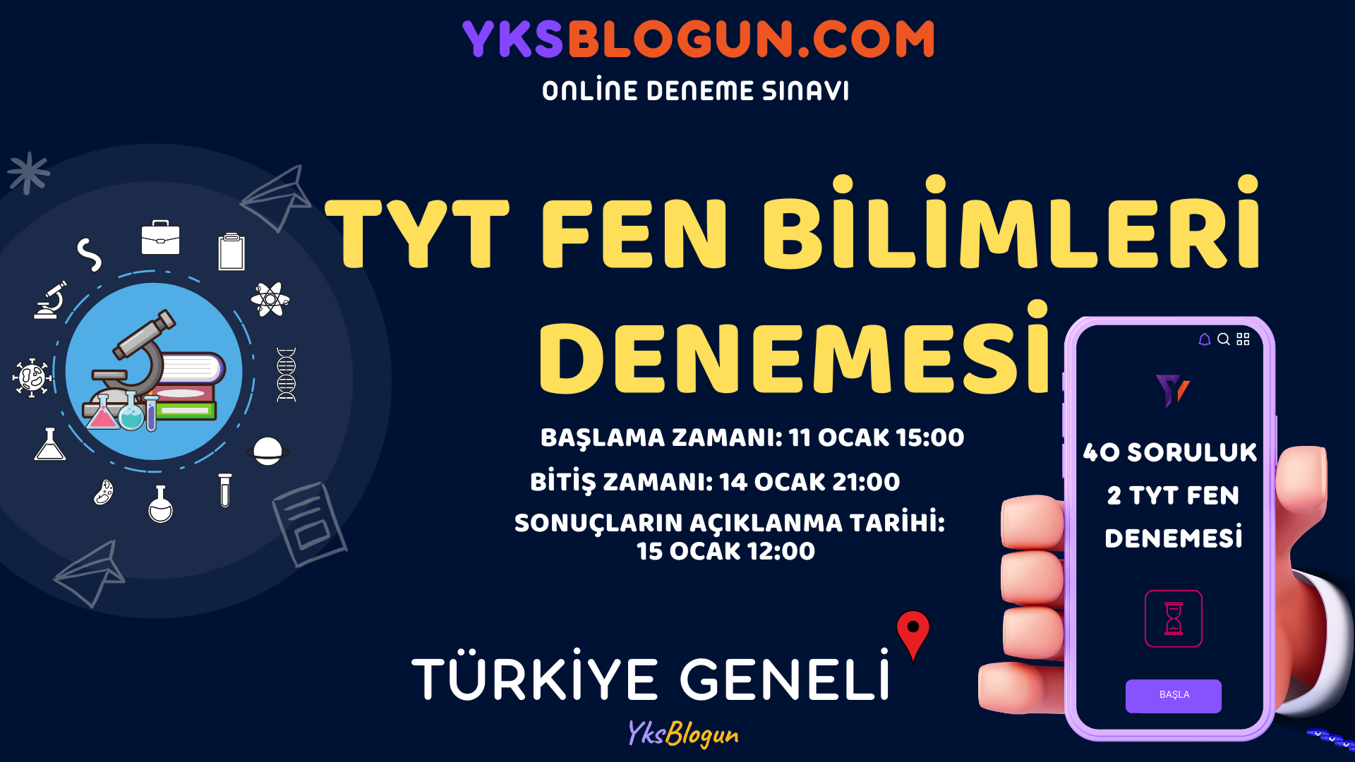 40 Soruluk Tyt Fen Deneme Sınavı